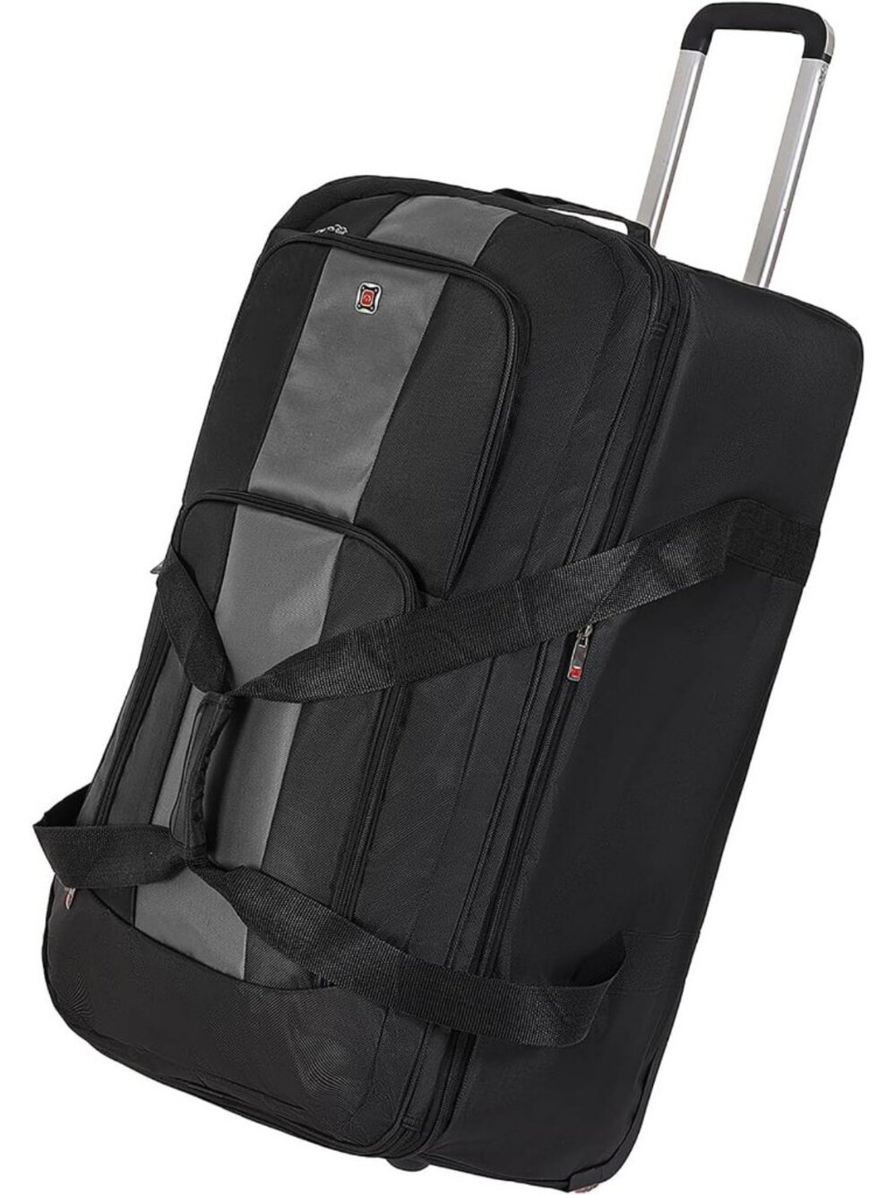 Spacious 28-Inch Rolling Duffle Bag with Wheels & Telescopic Handle for Travel